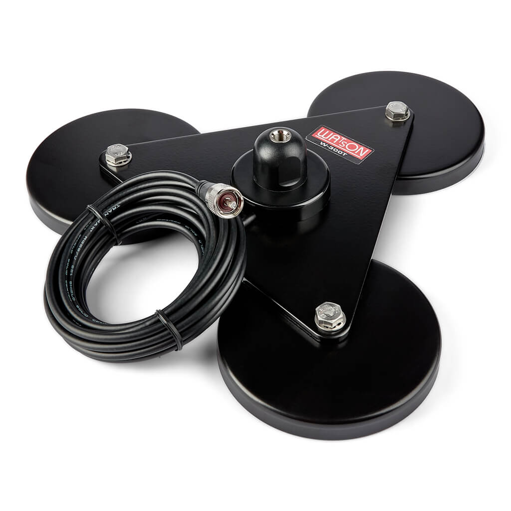 Watson W-300T Triple Magetic Mount With 3/8th Fitting