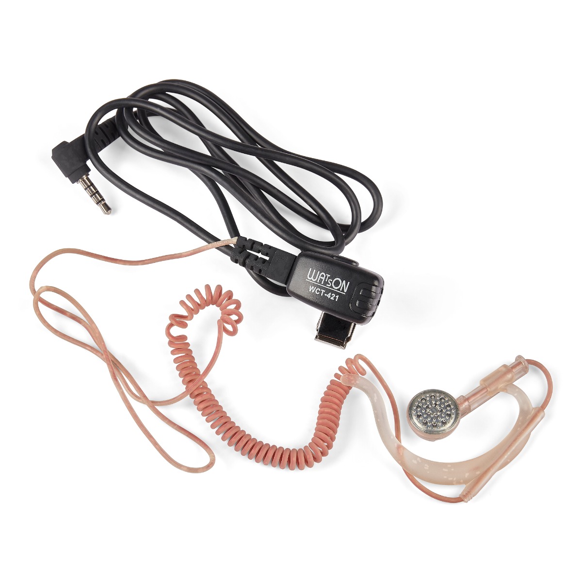 Watson WCT-421Y4 - Rugged Earpiece (Yaesu 4 Pin)