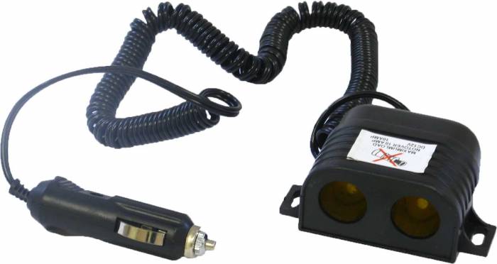 Discontinued HTC Double Lighter Socket Extension 12/24V Extension 10A