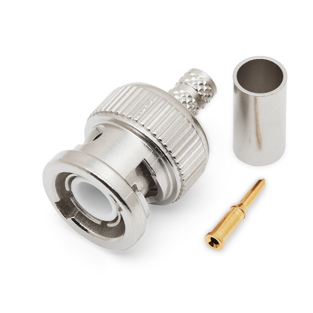 BNC Crimp Type Plug (6mm) (For RG58) (PREMIUM)