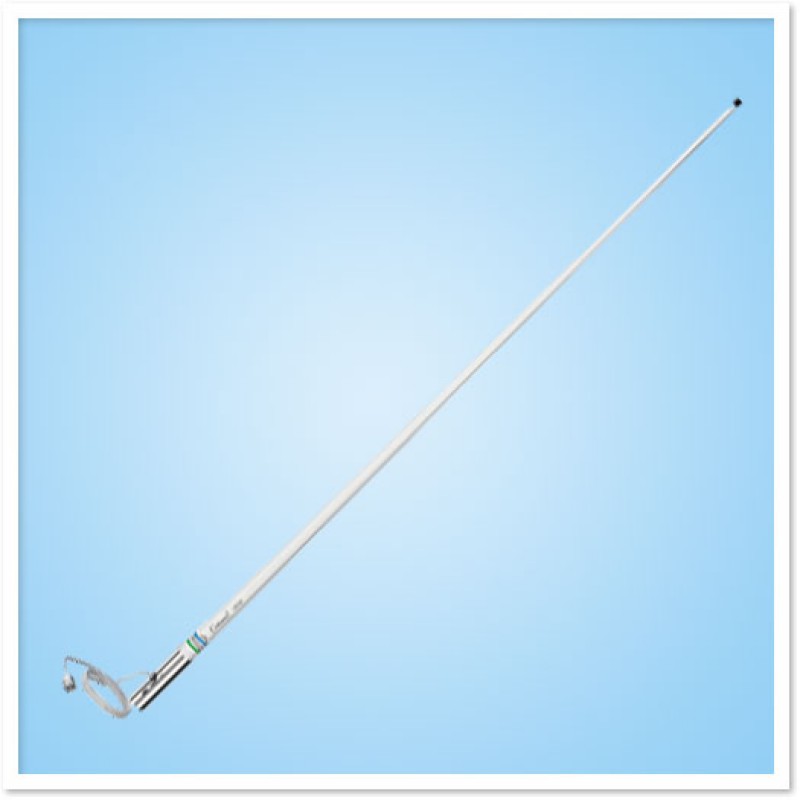 Shakespeare 5104 -  3Db 1.2M, Brass & Copper Element, 1"-14 Chromed Brass Ferrule,  4.5M RG58 + PL259