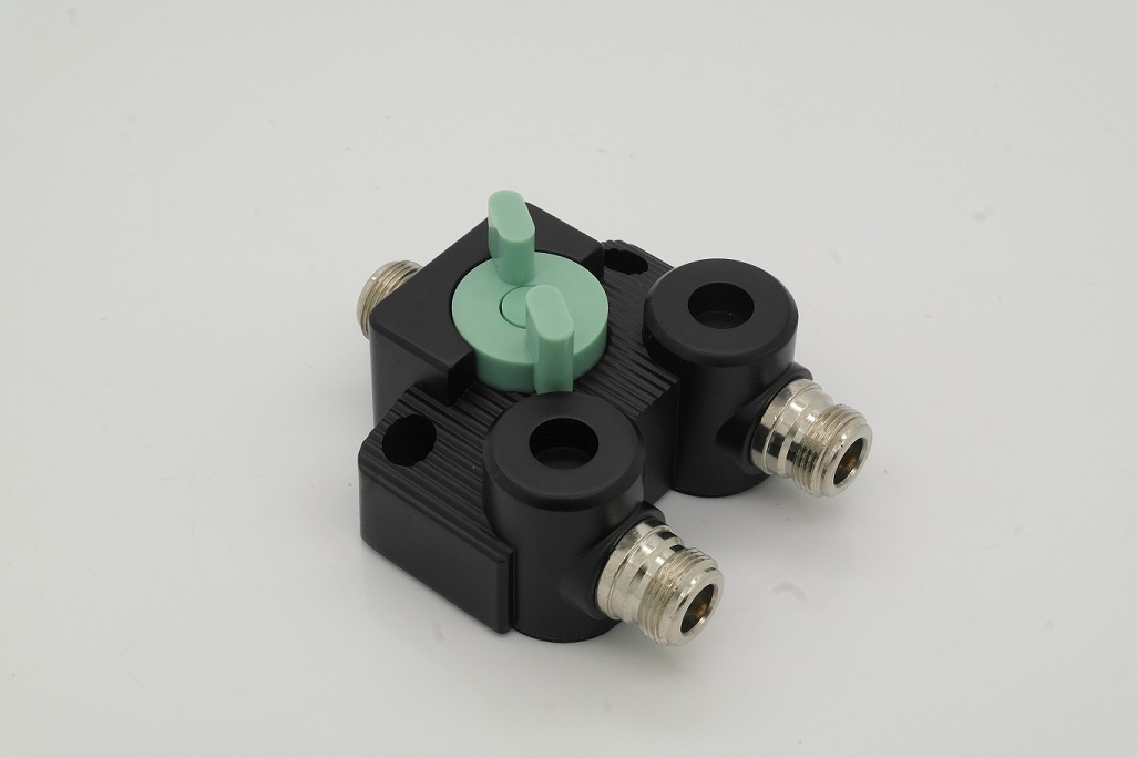 B - GRADE SHARMAN CO-201A 2-WAY COAXIAL ANTENNA SWITCH - N TYPE 