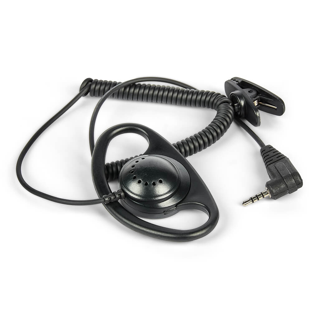 D Shape Earpiece Speaker (For Sepura Tetra Airwaves Radios)