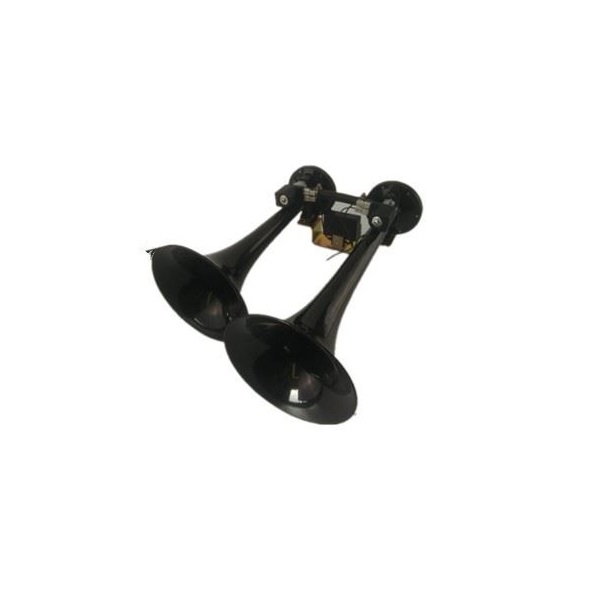 Used Roadtek TGV Air Horn Black 24V  (JGY-108-1)