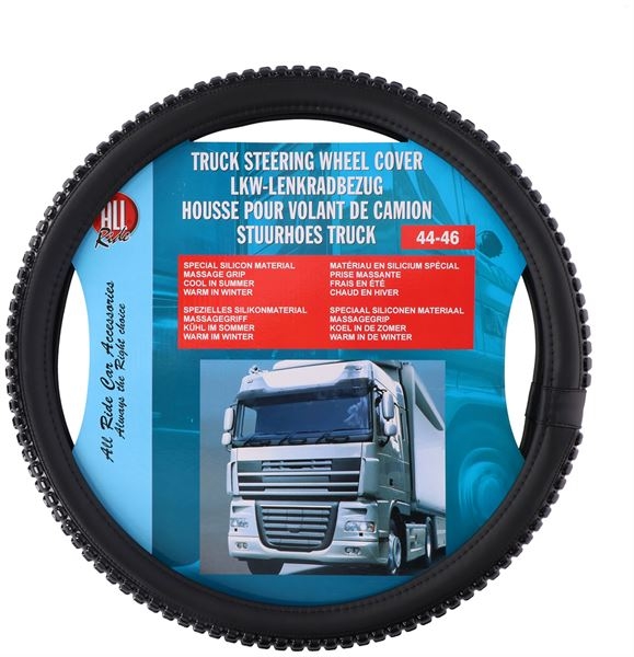Truck Sterring Wheel Cover Black 47-48cm