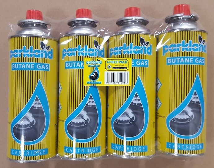 Discontinued Butane Gas X 4 Cans Per Pack