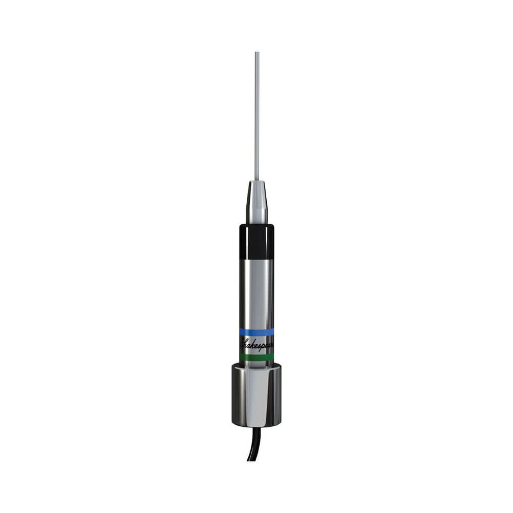 Shakespeare 5250-D -  3Db 0.9M, 'Skinny Mini' SS Whip, 1"-14 Chrome Ferrule, 4.5M Cable + PL259