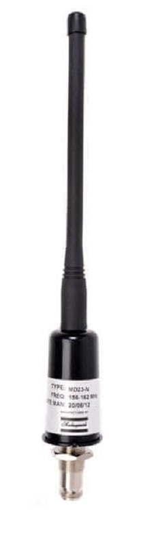 Shakespeare MD23N -  Unity Gain, 0.3M, Extra Heavy Duty Helical Antenna, 'N' Connector In Base