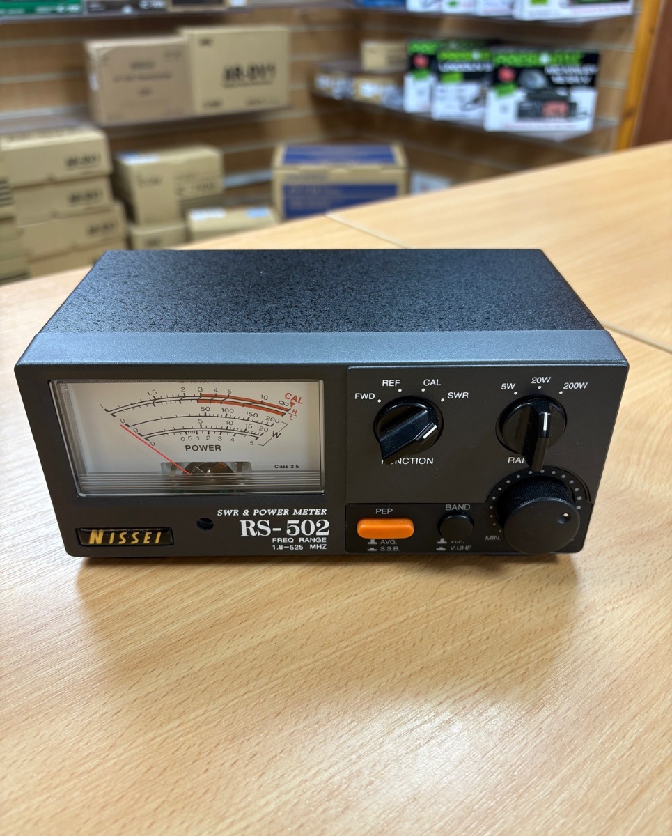 SOLD! USED NISSEI RS-502 1.8-525MHz SWR/POWER Meter 
