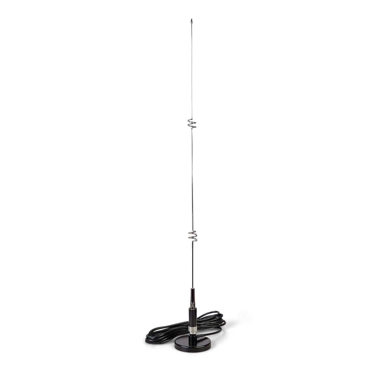 AOR MA-500 VHF/UHF mobile whip aerial on magnetic base
