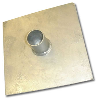 DISCONTINUED Mast-BB Mast Base Plate For Pole Mounting