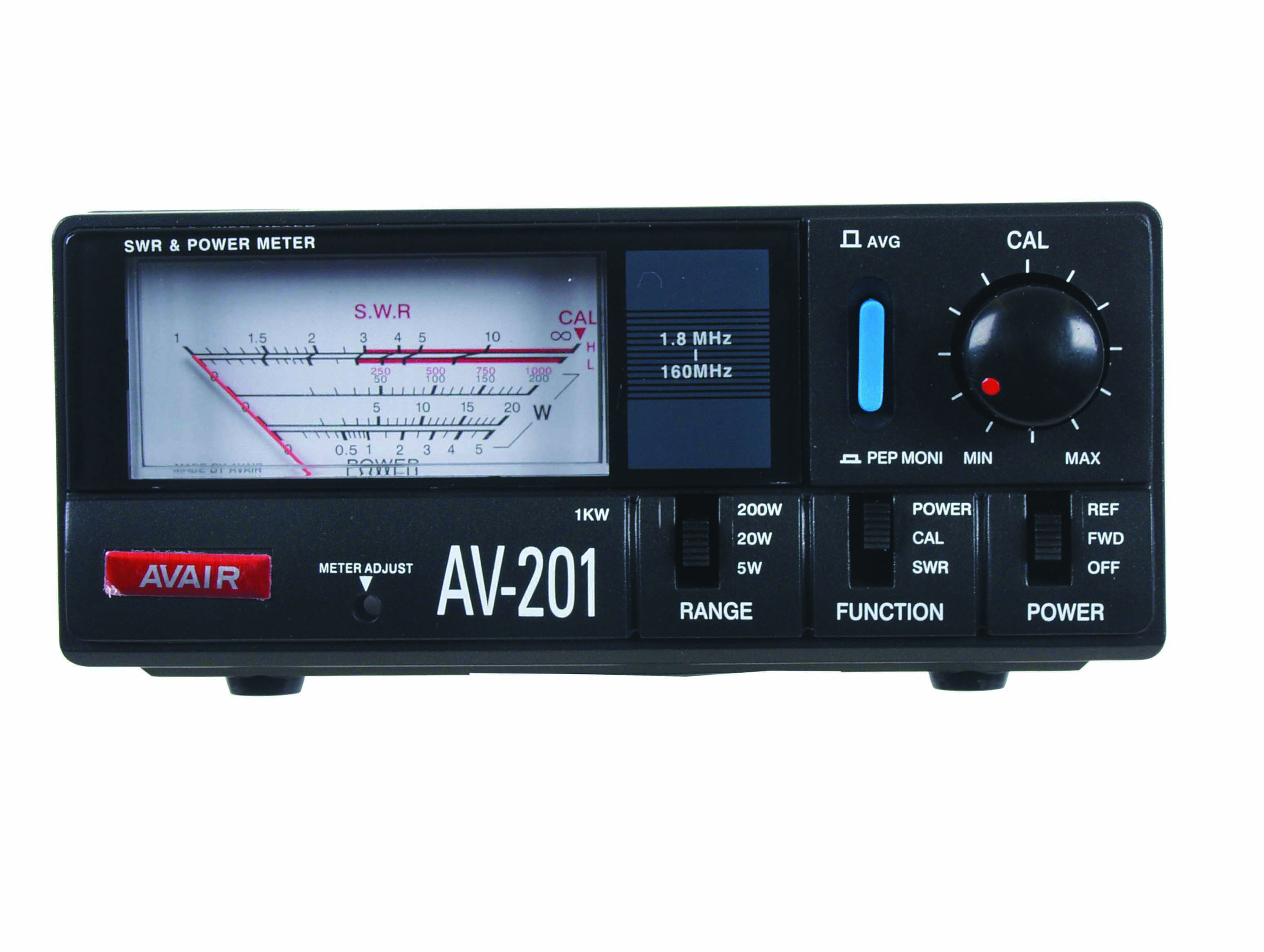 SOLD! B Grade Avair AV-201 - 1000W 1.8-160 MHz VSWR Power Meter
