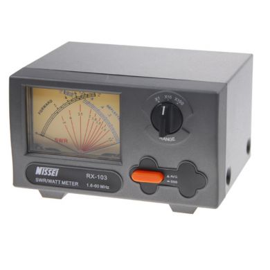 SOLD! B Grade Nissei RX-403 - SWR+PWR Cross Needle Meter LIKE NEW