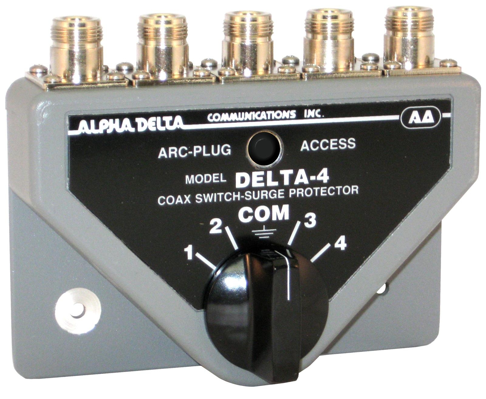 SOLD! B Grade Alpha Delta-4BN Coaxial Switch (NO BOX)