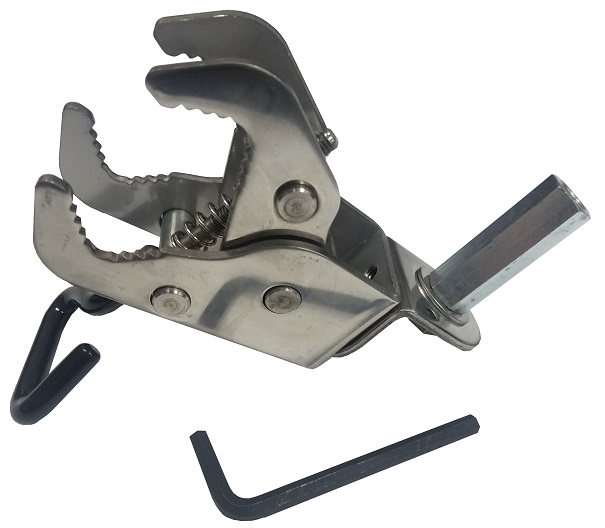 Discontinued Alpha Antenna Stainless Steel Quick Release Jaw Mount
