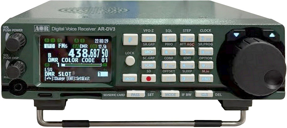 AOR AR-DV3 100kHz - 3000MHz Professional Communications Receiver 