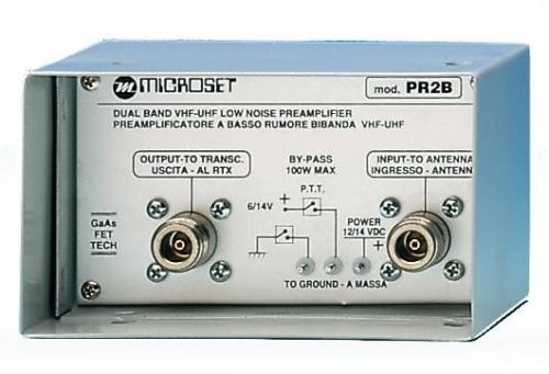 Discontinued Microset PR-2B Dual Band Antenna Pre-Amplifier