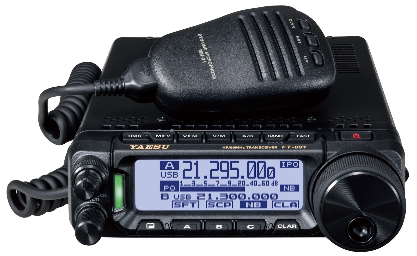 B - GRADE Yaesu FT-891 HF/6M 100W All Mode Transceiver (Tatty Box)