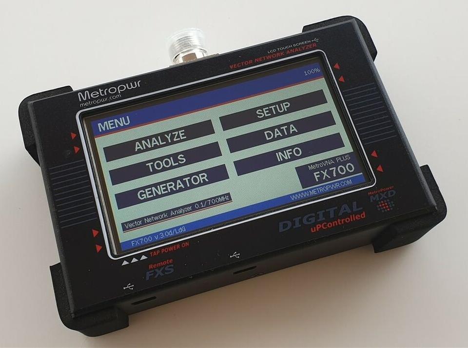 DISCONTINUED METROPWR FX-700 - Network Analyser 01-700Mhz