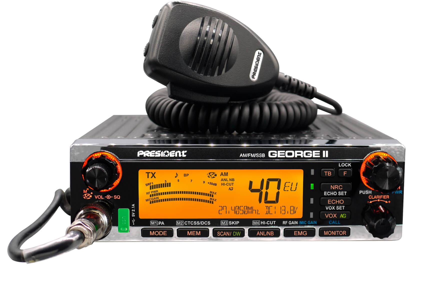 President  George II CB Radio AM/FM/SSB Transceiver