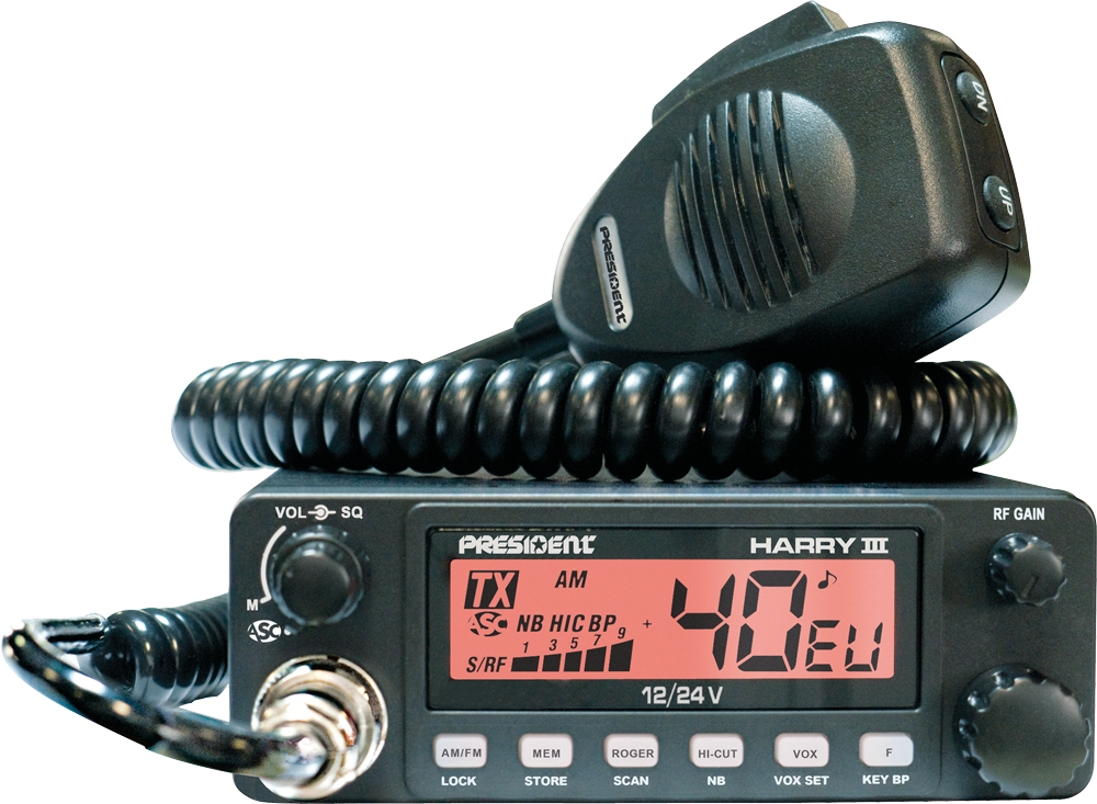 DISCONTINUED President Harry-3 Mobile CB Transceiver