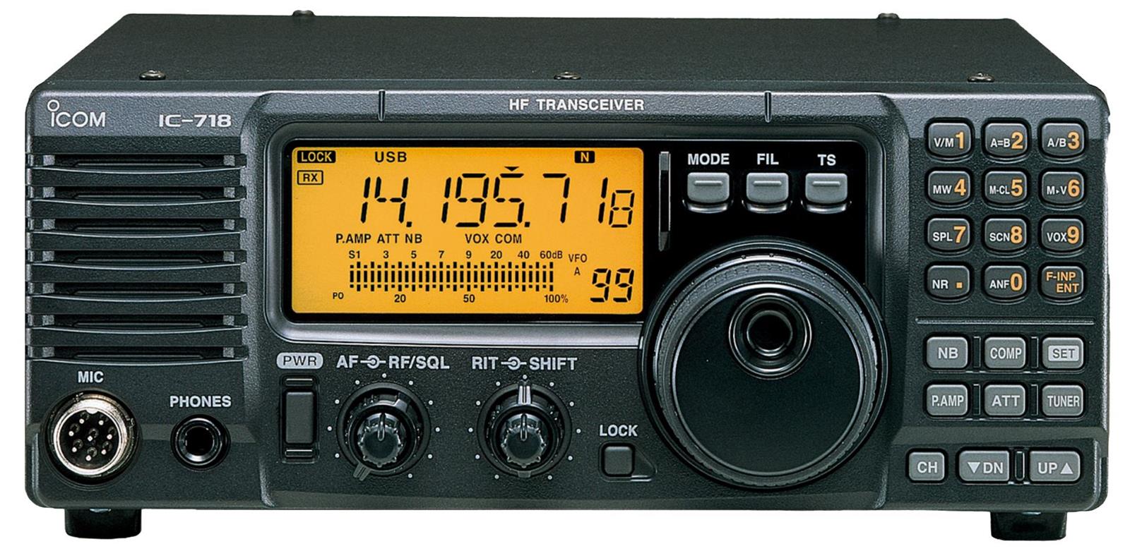 ICOM IC-718 HF All Band 100W Transceiver