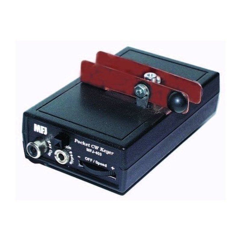 MFJ-403P - Travel Iambic Keyer / Mimi Paddle Combo