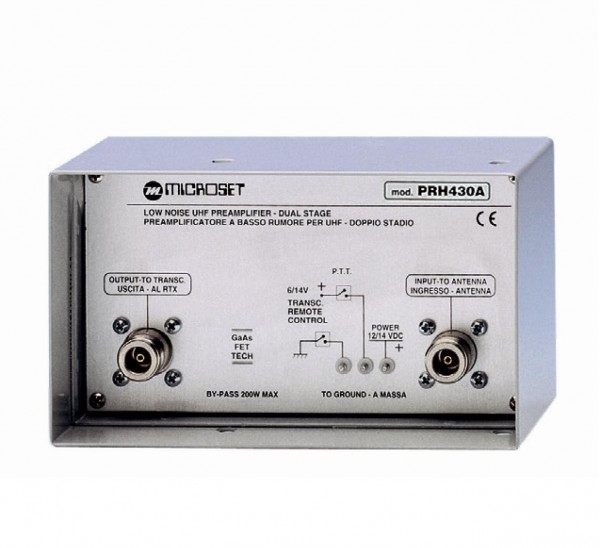 DISCONTINUED Microset PRH430A Antenna Pre-Amplifier