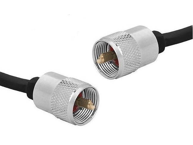 RG58 Patch Lead - 0.5 Metre (50cm) (PL259 to PL259)