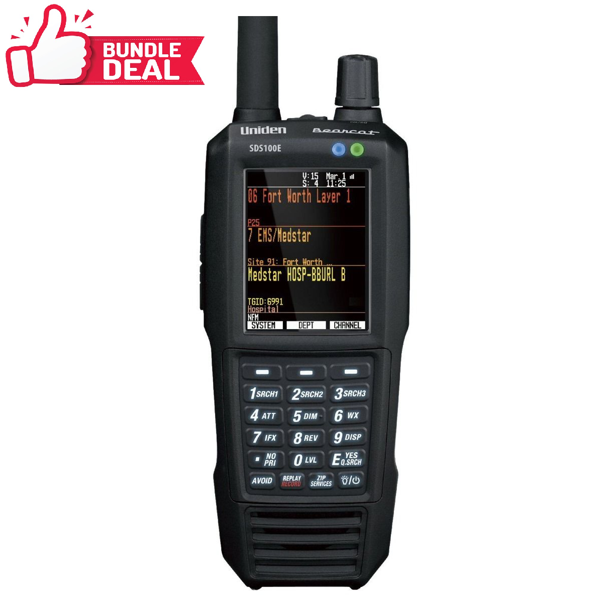 Uniden SDS-100 EDN Receiver Bundle Deal