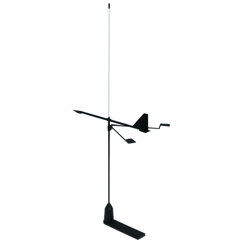 Shakespeare YHK -  3Db 0.9M, (V-Tronix) Hawk -  S/S Whip, Hawk Wind Indicator, Mast Top Bracket, Solderless Connector, 20M RG58 Cable + PL259 