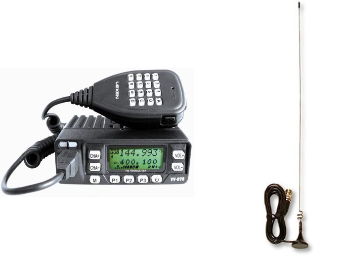 Discontinued Leixen VV-898 10W Dual Band Mobile + MRM-100 Micro Mag