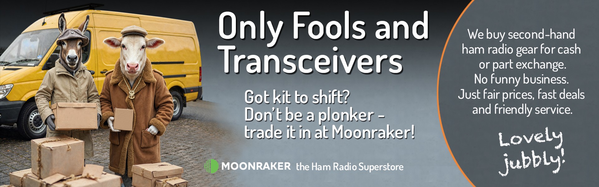 Moonraker trade-in your used ham radio equipment